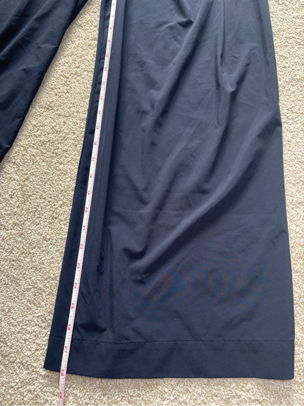 Athleta Brooklyn Heights High Rise Pleated Wide Leg Pant Navy Size 0 - Picture 6 of 11